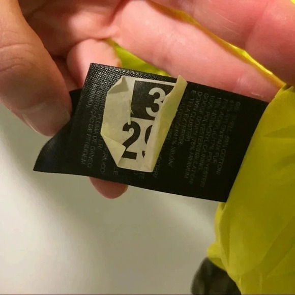 The North Face HyVent army green down  puffer parka hooded jacket - Picture 5 of 16